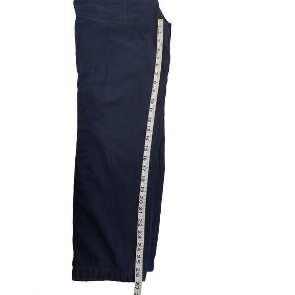 Talbots Pull On Pants Womens 6 Blue Drawstring Waist Pockets Casual‎ - Picture 10 of 10